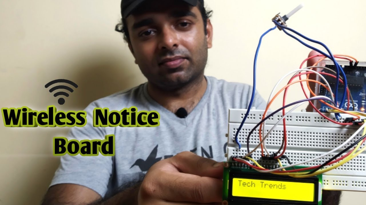 Wireless Notice Board Using Arduino | Wireless Notice Board Using ...