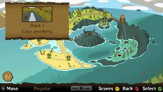 PixelJunk Monsters Ultimate Edition, Toki Island, Hard 1 - Cave dwellers (Regular difficulty)