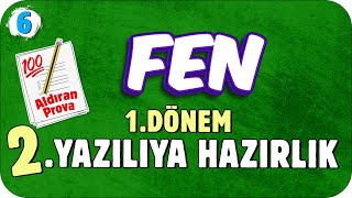 6.Sınıf Fen 1.Dönem 2.Yazılıya Hazırlık 📝 #2023