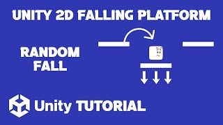 Unity 2D Falling Platform Tutorial | Falling Platform Unity 2D Effect | Unity Tutorial