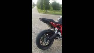 CBR 650 F ท่อเดิมโม ยัดไส้เกลียวหมดปลอกเสียงไม่แตก