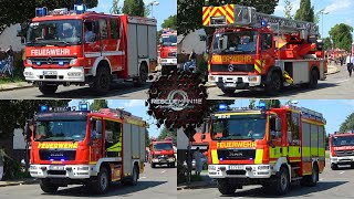 🚨 Festumzug 100 Jahre Feuerwehr Wünschendorf/Elster 🚨