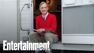 First Look: Tom Hanks Rocks A Red Sweater In Mister Rogers Movie | News Flash | Entertainment Weekly
