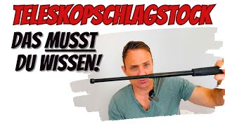 Der Teleskopschlagstock - unverzichtbares Wissen zu dieser (erlaubten) Waffe! #kali #escrima