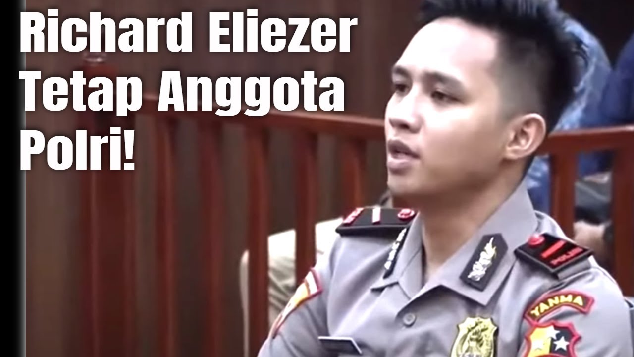 Hasil Putusan Sidang Etik: Richard Eliezer Tetap Anggota Polri! - YouTube