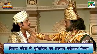 विराट नरेश ने युधिष्ठिर का प्रस्ताव स्वीकार किया | Mahabharat Best Scene | B R Chopra | Pen Bhakti