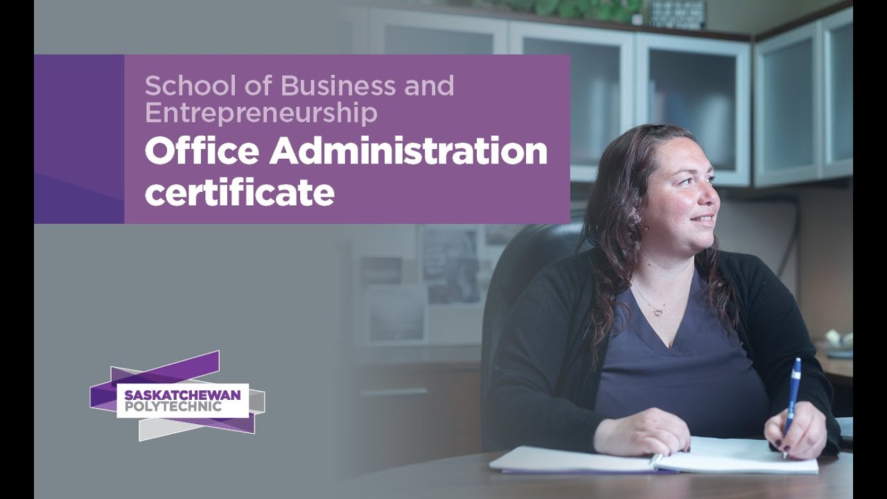 Office Administration Certificate Program Youtube