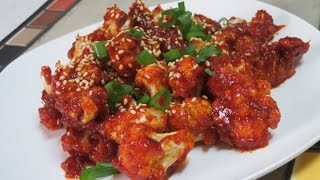 Baked Buffalo Cauliflower Wings / Manchurian Video Recipe | Bhavna's Kitchen