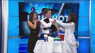 Dr. Jennifer Caudle Visits, Gives Flu Shots