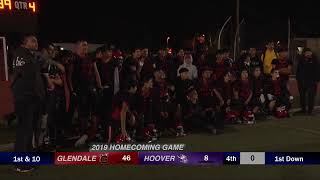 2019 Glendale vs Hoover Homecoming Game