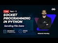 Socket programming in python | Sending file data | Part - 3 | Utkarsh Pandey | GeeksforGeeks Python