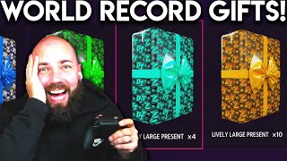 WORLD RECORD PRESENT OPENING! OVER 10 MILLION COINS IN MADDEN 22 PRESENTS!