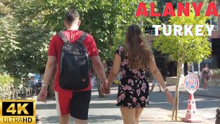 Alanya Beach City Center Walking Tour ! Alanya Turkey Holiday 2022 !