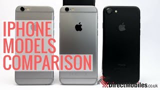 iPhone 7 vs 7 Plus vs 6s vs 6 comparison