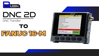 Micro DNC 2D, DNC Transfer to Fanuc 16-M. #cnc , #cncmachine, #dnc2d