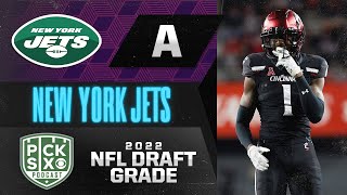 THE NEW YORK JETS ACED THEIR 2022 NFL DRAFT GRABBING 3 STARTERS IN THE 1ST ROUND | Pick Six Podcast