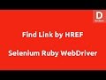 Selenium Ruby Webdriver Find Link by href
