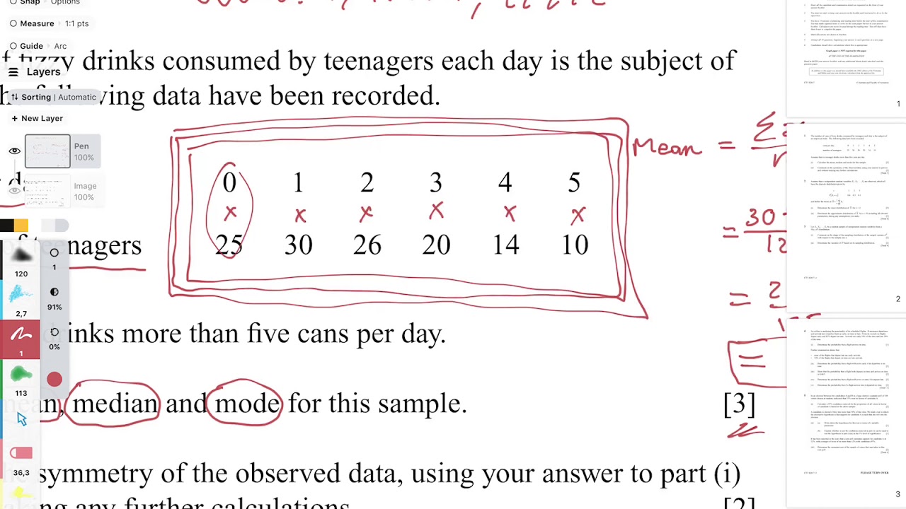 Exam Question On Descriptive Statistics - YouTube