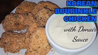 COOKMAS Day 22, Delicious Korean Bburinkle Chicken with Donair Sauce Pt 2, Quick and Easy Recipe