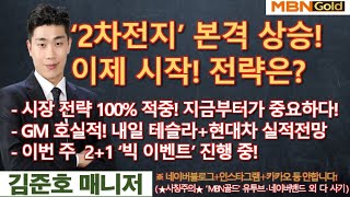 [MBN골드 김준호매니저] ‘2차전지’ 본격 상승! 이제 시작! 전략은? [24.10.23]