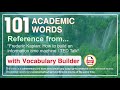 101 Academic Words Ref from 