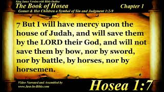 Hosea Chapter 1 - Bible Book #28 - The Holy Bible KJV Read Along Audio/Video/Text (1st narration)