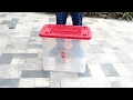 65 Liter Plastic Ballot Box With Wheels