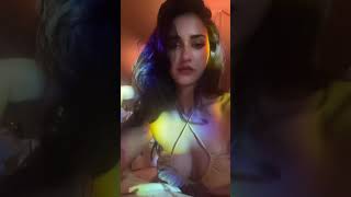 dishapatani hot live boobs video