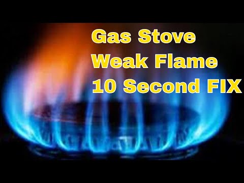 ✨🔥 Gas Stove -- Weak Flame -- 10 Second FIX 🔥✨ ✨🔥 Gas Stove -- Weak Flame -- 10 Second FIX 🔥✨