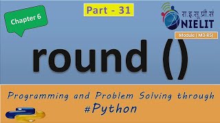 #31 #olevel #ALevel #Chapter6 #function python round() function in hindi with example