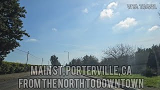 Porterville,  California Main street driving tour. #california #porterville #sanjoaquin