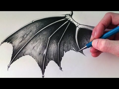 How to Draw a Demon Wing How to Draw a Demon Wing
