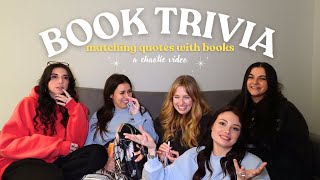 BOOK TRIVIA WITH THE BOOK BESTIES!! 📚🗽