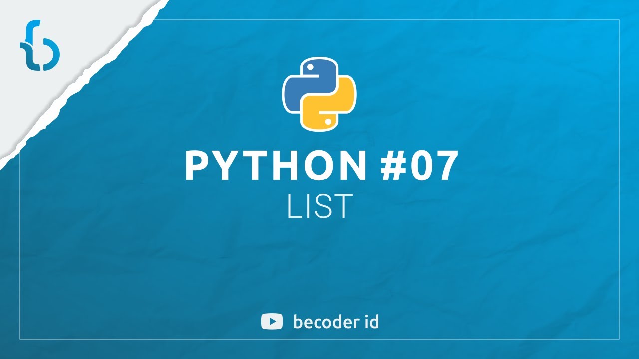 Python - 7. List - YouTube