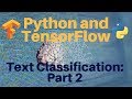 Python and TensorFlow: Text Classification -- Part 2