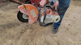 Stihl TS 460 Gas Concrete Saw - Big Iron Auctions June 5, 2024