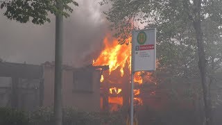 [KINDERGARTEN STAND IN VOLLBRAND | ERKRATH] Starke Rauchentwicklung \u0026 Flammen - Feuerwehr Erkrath