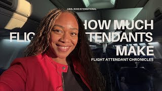 How Much I Make as a Flight Attendant + Breaking Down Pay | Flight Attendant Chronicles