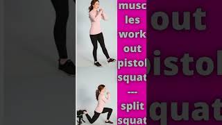 Health Fit Hindi| primary muscles workout| squats workout| split squat