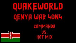 Quakeworld 4on4 - Qenya group game - Commando vs. Hot Mix (12.04.2022)