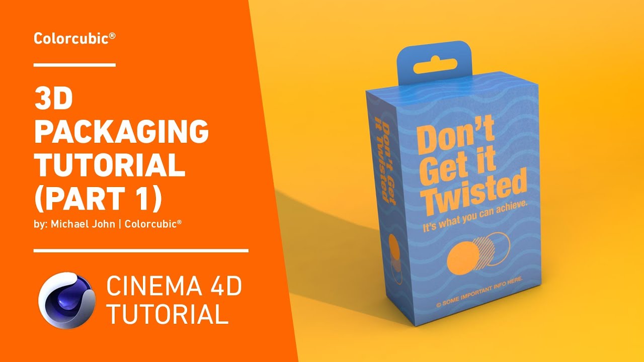 Cinema 4d Tutorials 3d Packaging Part 1 Youtube