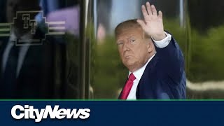 Trump hours away from historic hush-money arraignment