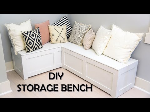 Kitchen Nook Storage Bench DIY Kitchen Nook Storage Bench DIY