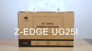 Z-EDGE Gaming Monitor : UG25I - Official Unboxing