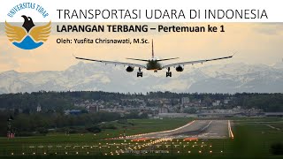 Video 1 - Transportasi udara di Indonesia