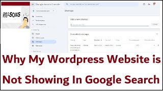 Why My Wordpress Website Is Not Showing In Google Search