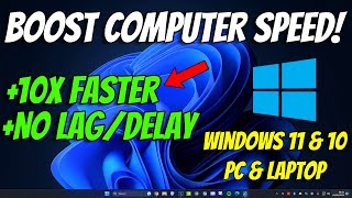 Full Guide: Make Computer Run 10x Faster Windows 11 & 10 | How To Tutorial 2023