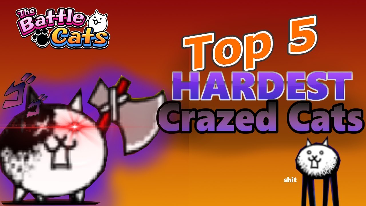 Top 5 HARDEST Crazed Cat Stages! | Battle Cats - YouTube