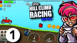 HOW TO PLAY HILL CLIMB RACING - Gameplay Walkthrough Part 1 - Level 1 to 2