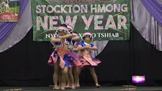 Nkauj Hmoob Kaj Siab | Senior Dance Comp Rd.2 | Stockton Hmong New Year 2024-2025